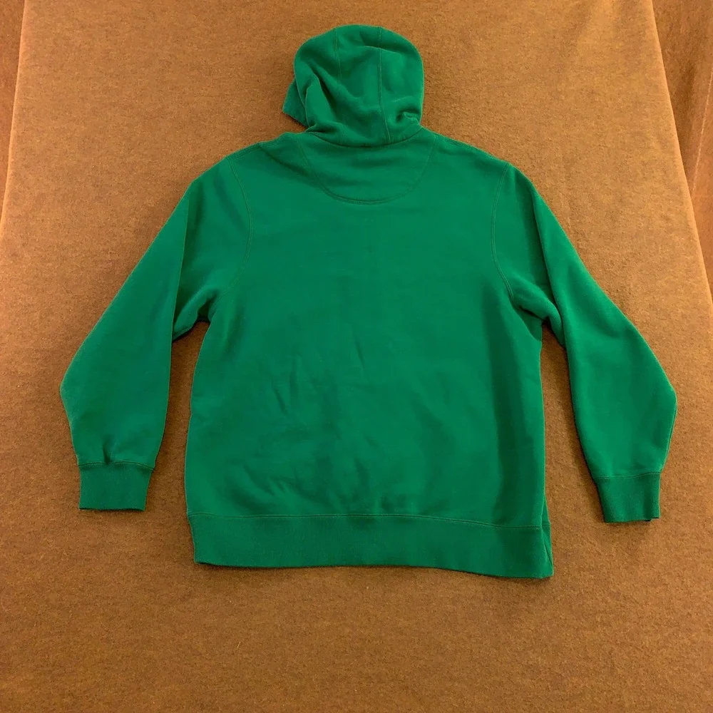 Jordan Mens Large Green Jumpman Full Zip Fleece Hoodie